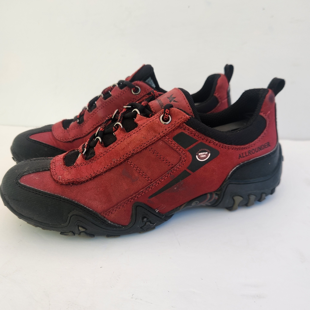 Mephisto Red and Black Athletic Shoes